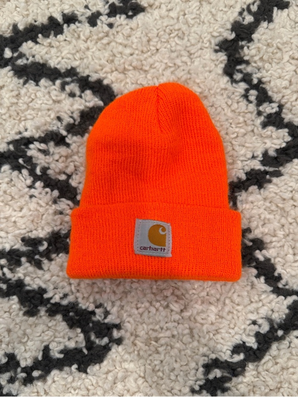 Carhartt Kids High-Vis Knit Beanie - Orange
